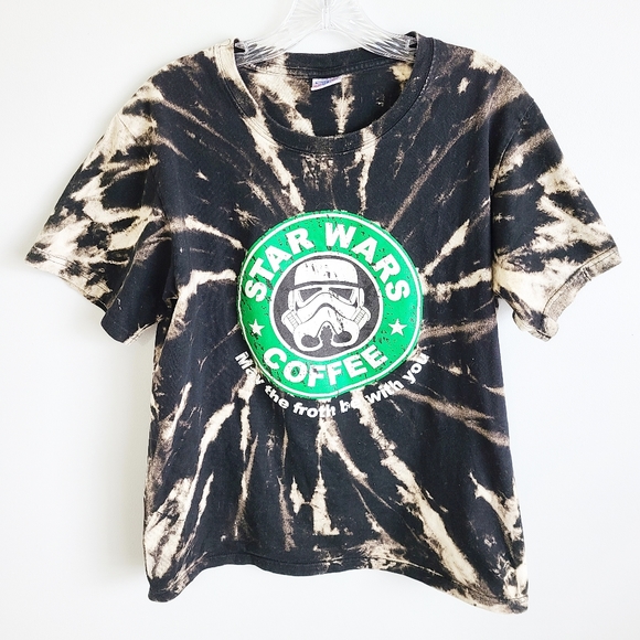 Star Wars storm trooper tie dye tee